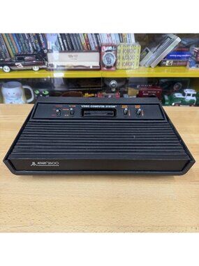 Atari 2600 Darth Vader CX-2600A Black 4-Switch Video Game Console For Parts